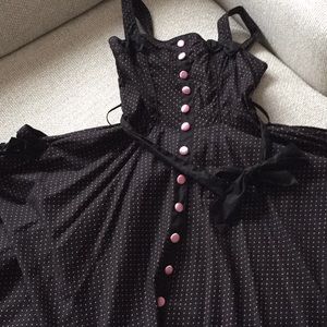 Hell Bunny Rockabilly Dress, size medium